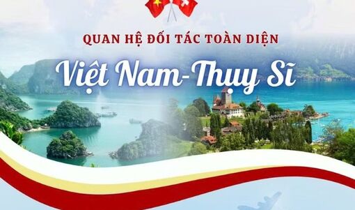 Tạo bước chuyển mạnh mẽ cho hợp tác Việt Nam-Thụy Sĩ