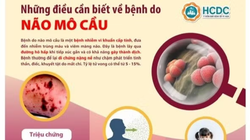 Phát hiện sớm và điều trị kịp thời bệnh do não mô cầu có ý nghĩa quan trọng hạn chế biến chứng nặng và tử vong