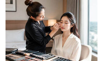Trang điểm tại khách sạn trước sự kiện: Hẹn giờ, không gian và ánh sáng cần chuẩn bị