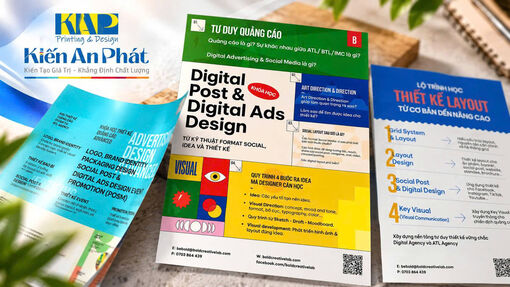 In tờ rơi gấp 3 - Giải pháp quảng bá thương hiệu được doanh nghiệp chú trọng