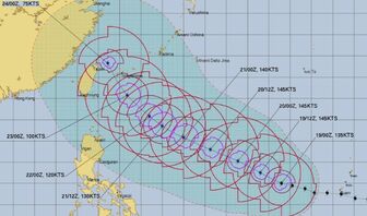 Ảnh hưởng siêu bão Champi, Biển Đông gió giật cấp 9, sóng cao 4 m