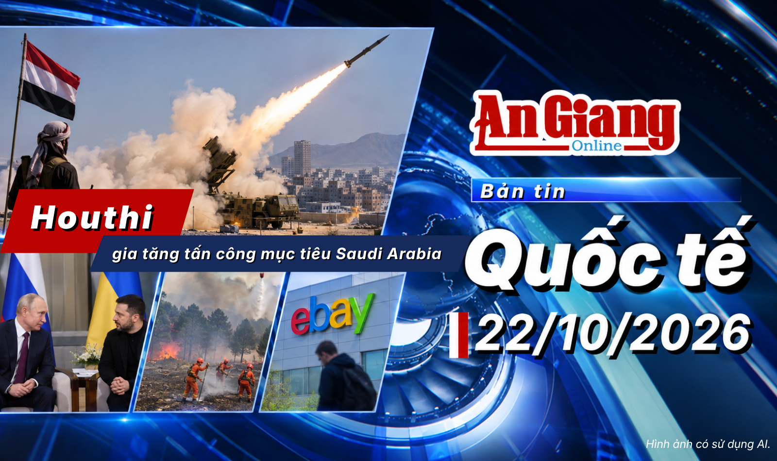 [Video] Bản tin quốc tế ngày 22/10: Houthi lại tấn công Saudi Arabia; Nga, Ukraine đã sẵn sàng đàm phán; WMO cảnh báo El Niño mạnh chưa từng có