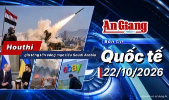 [Video] Bản tin quốc tế ngày 22/10: Houthi lại tấn công Saudi Arabia; Nga, Ukraine đã sẵn sàng đàm phán; WMO cảnh báo El Niño mạnh chưa từng có