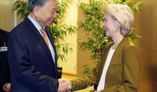 Tổng Bí thư, Chủ tịch nước Tô Lâm gặp Chủ tịch Ủy ban châu Âu