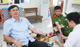 Phú An tiếp nhận 333 đơn vị máu