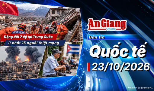 [Video] Bản tin quốc tế ngày 23/10: Động đất ở Trung Quốc; Nga và Ukraine tập kích lẫn nhau; Apple mở bán iPhone gập