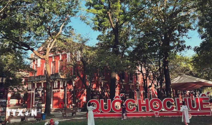 Quốc Học Huế - dấu ấn kiến trúc Đông Dương giữa lòng Cố đô