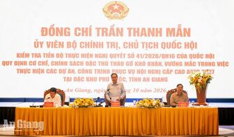Chủ tịch Quốc hội Trần Thanh Mẫn: Công trình APEC 2027 phải bảo đảm “3 không”