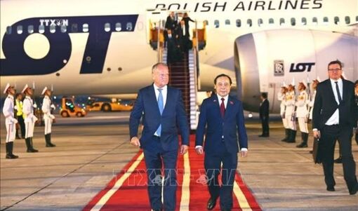 Thủ tướng Ba Lan Donald Tusk đến Hà Nội, thăm chính thức Việt Nam