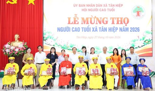 Tân Hiệp mừng thọ 716 người cao tuổi
