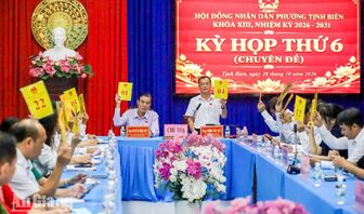 Tịnh Biên điều chỉnh vốn đầu tư công năm 2026 tăng thêm 8 tỉ đồng