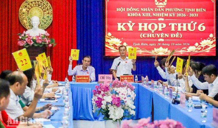 Tịnh Biên điều chỉnh vốn đầu tư công năm 2026 tăng thêm 8 tỉ đồng