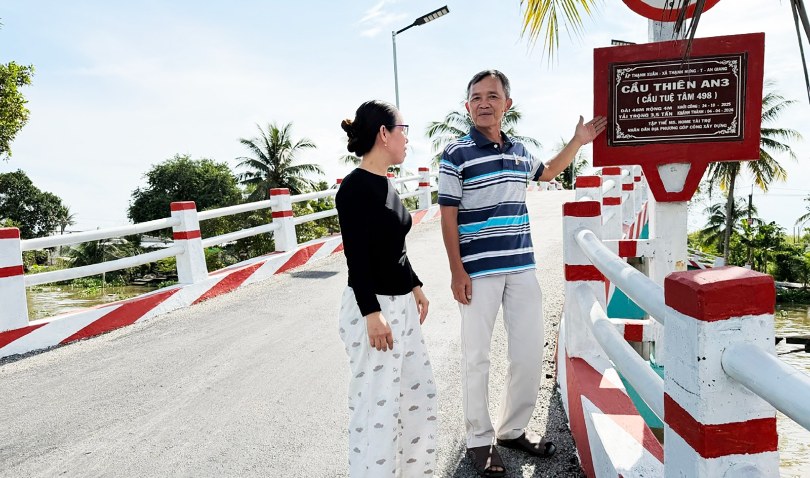 Thạnh Hưng vận động xã hội hóa, hoàn thiện kết cấu giao thông