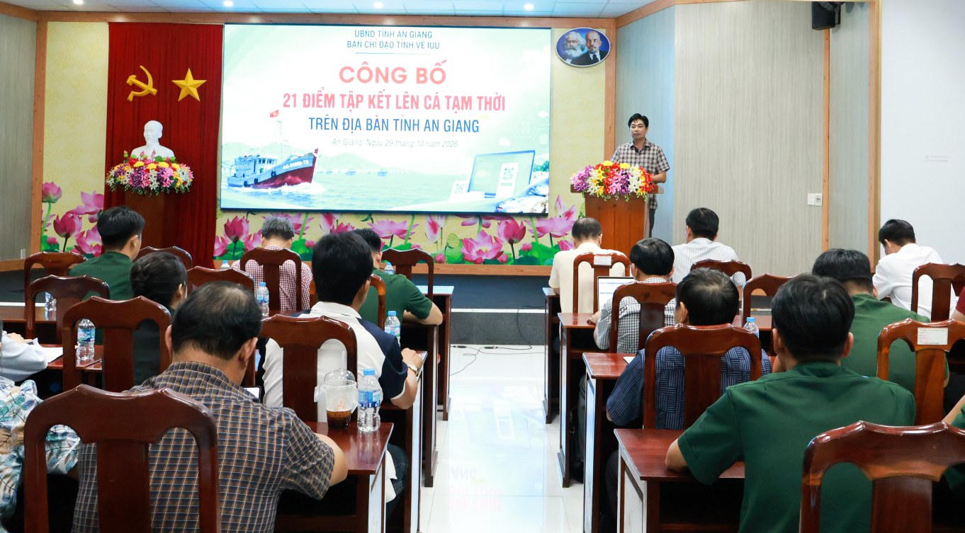 An Giang công bố 21 điểm tập kết lên cá tạm thời