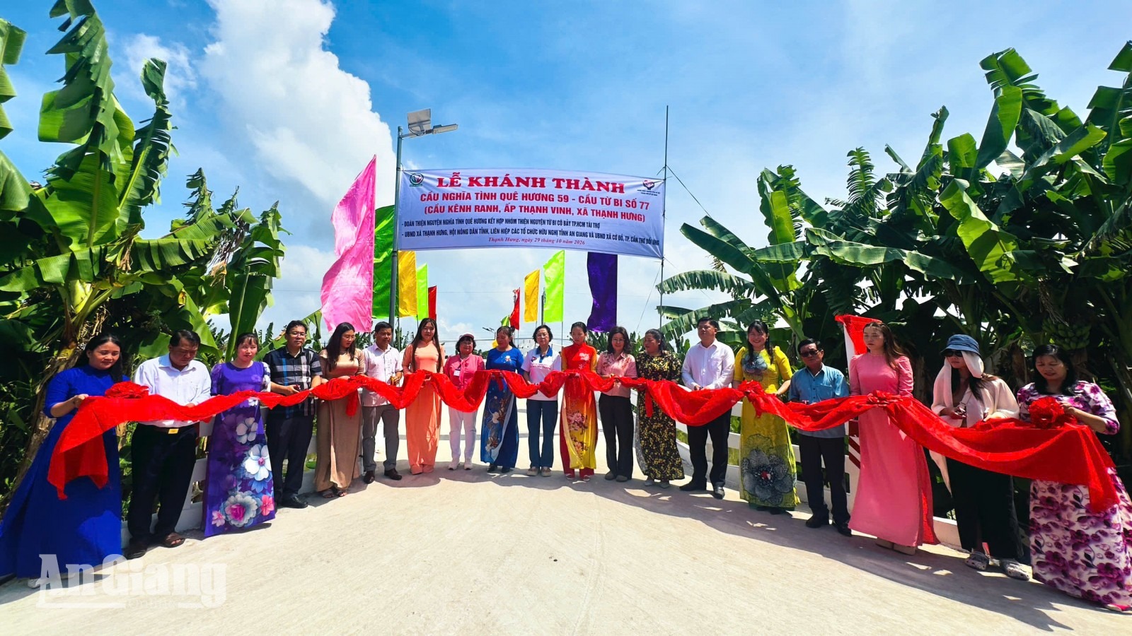 Khánh thành cầu giao thông nông thôn tại xã Thạnh Hưng