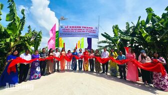 Khánh thành cầu giao thông nông thôn tại xã Thạnh Hưng