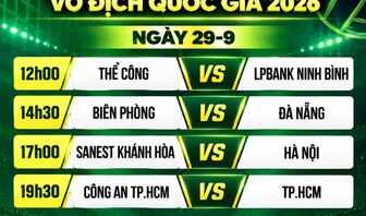 Lịch trực tiếp Giải bóng chuyền nam vô địch quốc gia ngày 29/10