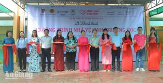 An Giang đưa vào sử dụng 13 nhà vệ sinh trường học