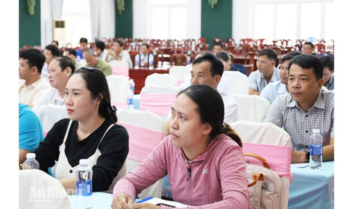 An Biên phổ biến điểm mới Luật Đất đai năm 2024 cho hòa giải viên