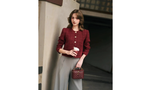 Ghi dấu ấn thanh lịch ngày thu với trang phục dạ tweed