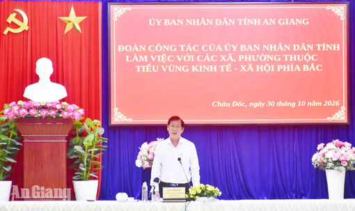 An Giang yêu cầu giải ngân 100% vốn đầu tư công tại tiểu vùng phía Bắc