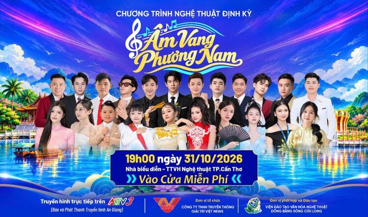 14 thí sinh tranh tài tại bán kết đợt 1 Tiếng Hát Truyền hình Nam Bộ 2026, chủ đề “Âm Vang Phương Nam”
