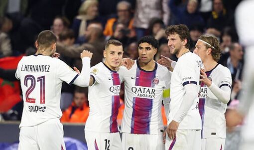 Hakimi lập hat-trick giúp PSG vùi dập Le Havre