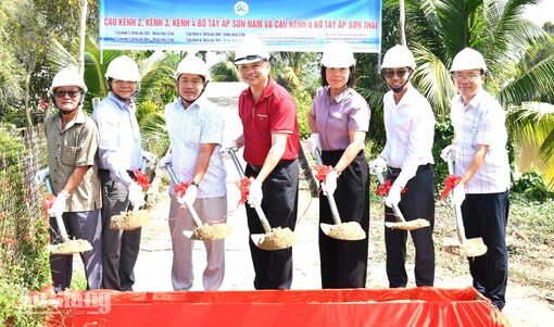 Hòn Đất khởi công 4 cây cầu giao thông nông thôn, kinh phí hơn 2 tỷ đồng